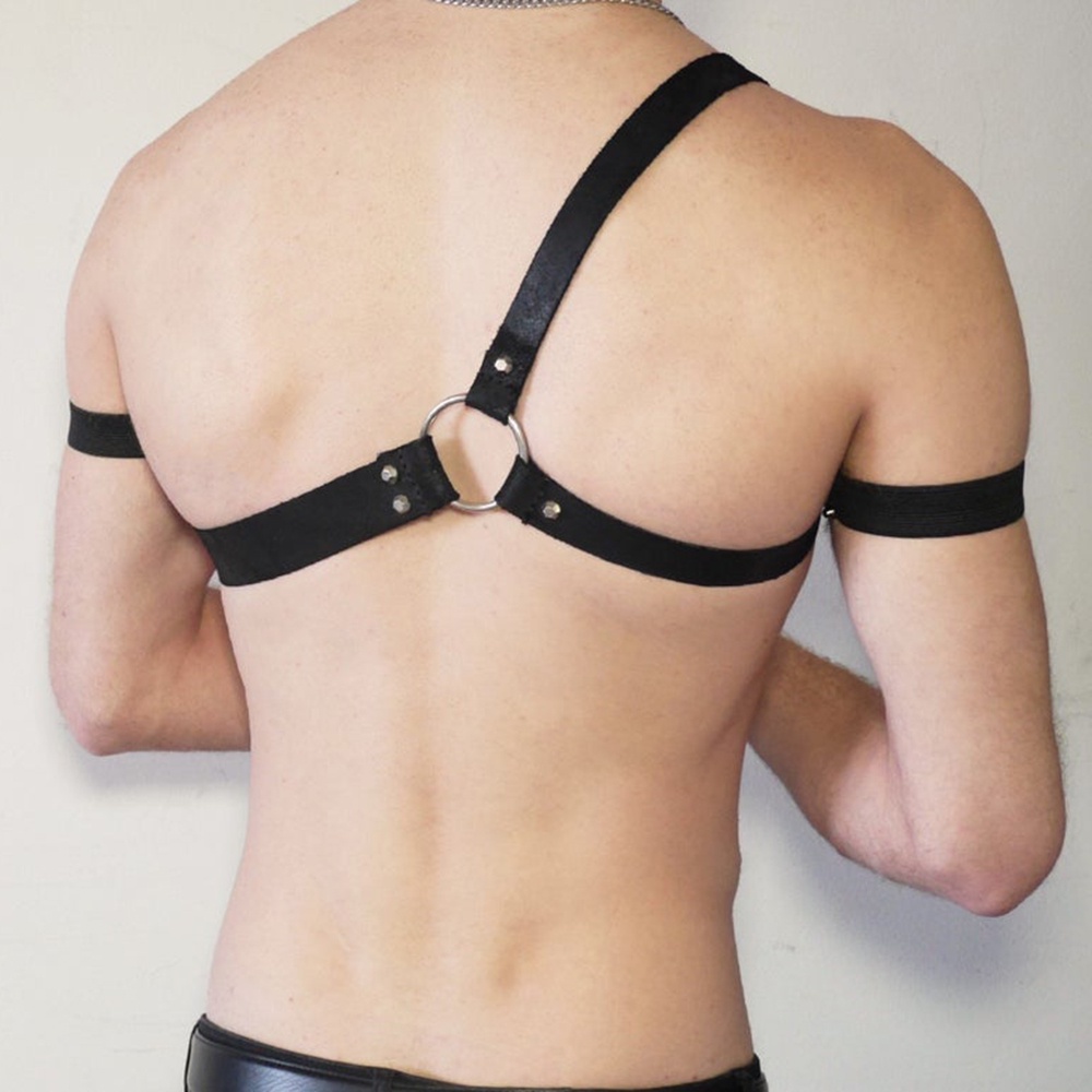 Thắt Lưng Da Màu Đen Phong Cách Punk Thời Trang Cho Nam