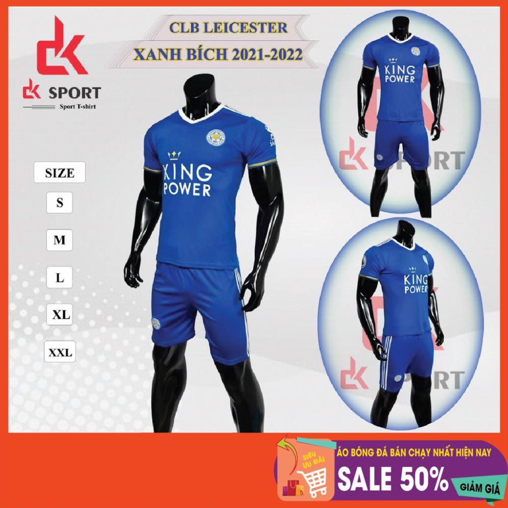 Bộ áo bóng đá Leicester City 2021 - 2022 sẵn kho, giá tốt