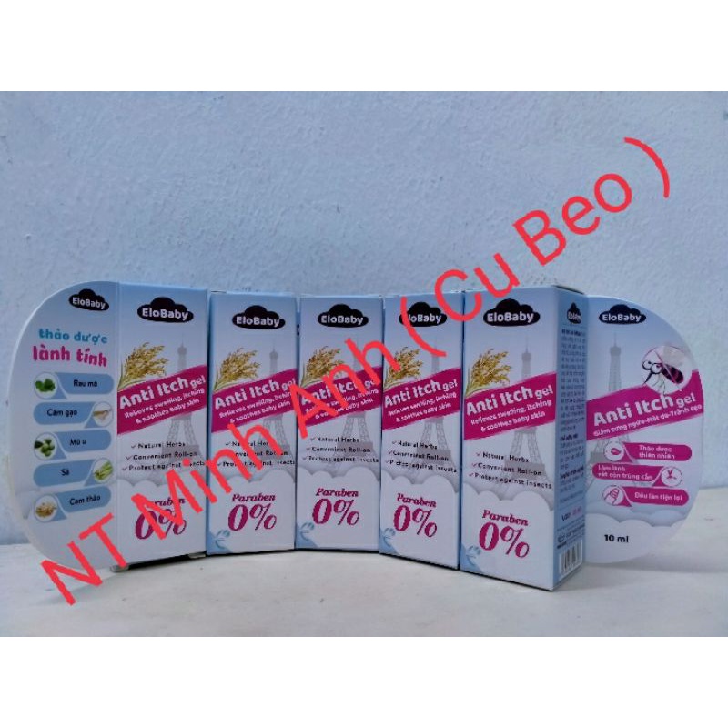 Gel lăn vết côn trùng, muỗi cắn ,đốt ANTI ITCH GEL ELOBABY🥰HÀNG CHÍNH HÃNG🥰