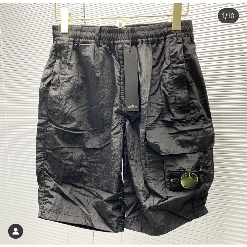 Stone Island Rip-Stop Shorts Quần đùi nilon