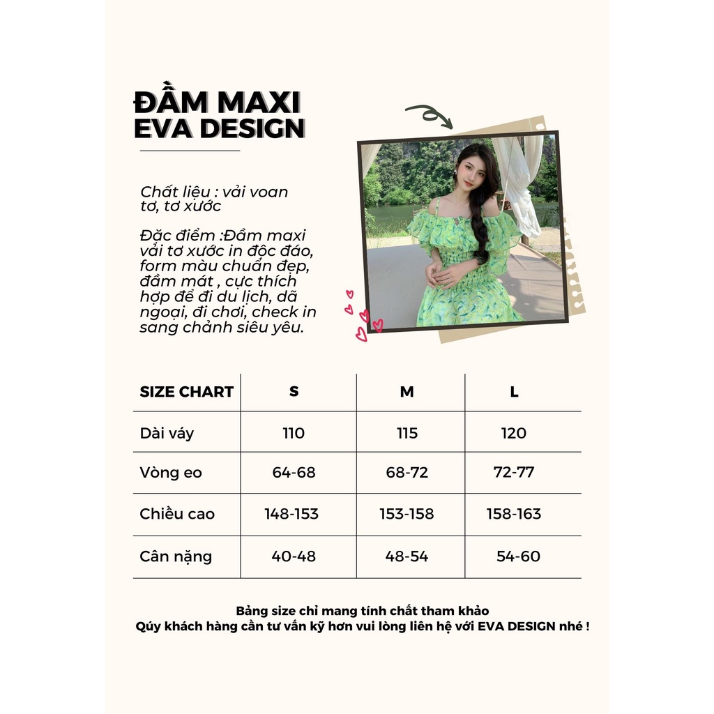 Đầm maxi dài 2 dây trễ vai váy nữ vải tơ hoạ tiết hoa in thiết kế mặc đi chơi du lịch biển nghỉ mát resort dự tiệc