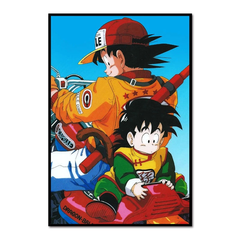 Tranh Sơn Dầu DIY Họa Tiết Dragon Ball Hoạt Hình