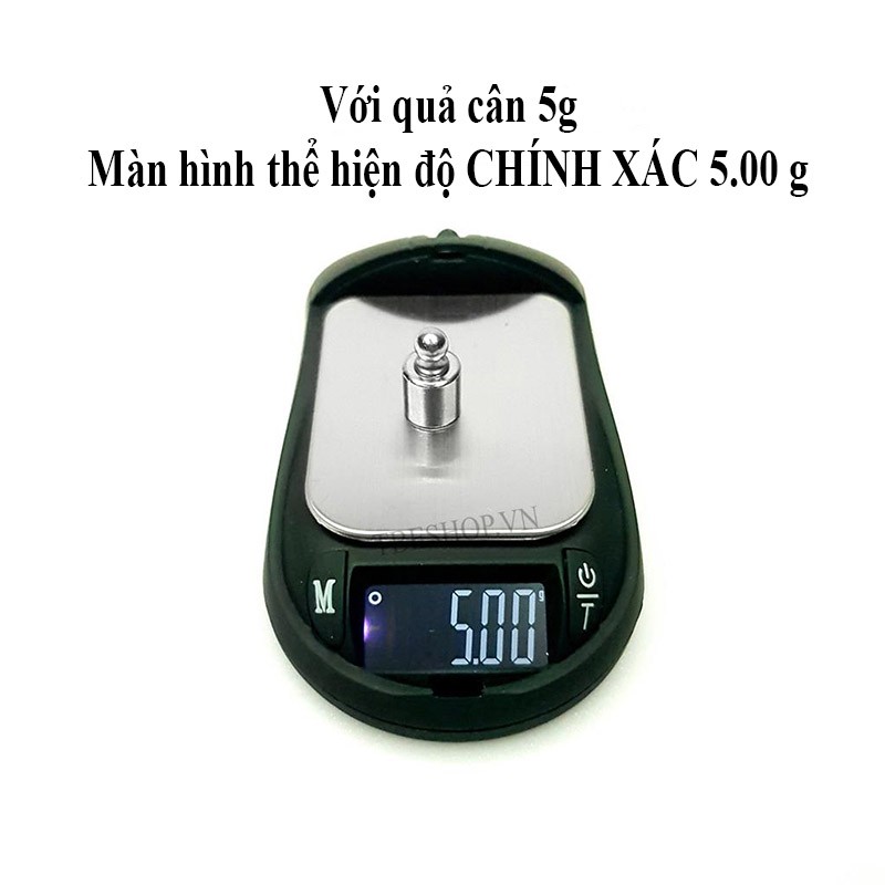 Cân Tiểu Ly Điện Tử Mini 200g 0.01 Hình Chuột Máy Tính Nhỏ Gọn Chính Xác Cao ( Bảo Hành 1 Năm ) TBE Shop