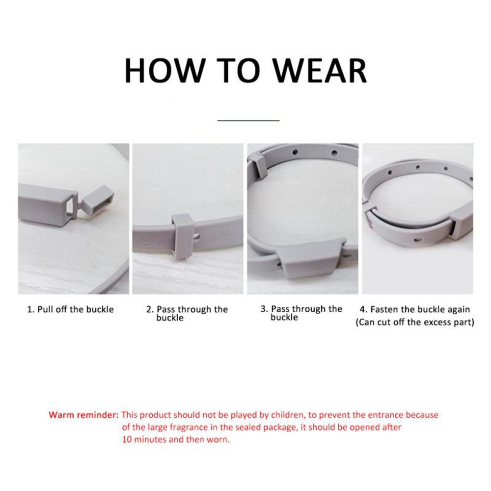 Vòng cổ thú cưng chống bọ chét bằng silicon đơn giản thoải mái