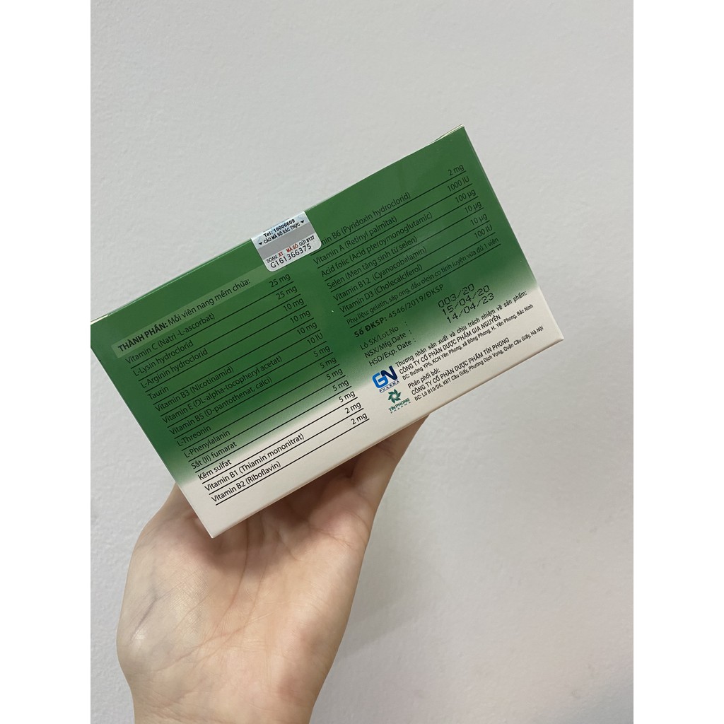 ✅[CHÍNH HÃNG] Greenmaton-Bổ sung các vitamin, khoáng chất và acid amin thiết yếu cho cơ thể giúp ăn ngon, ngủ tốt - 100v | BigBuy360 - bigbuy360.vn