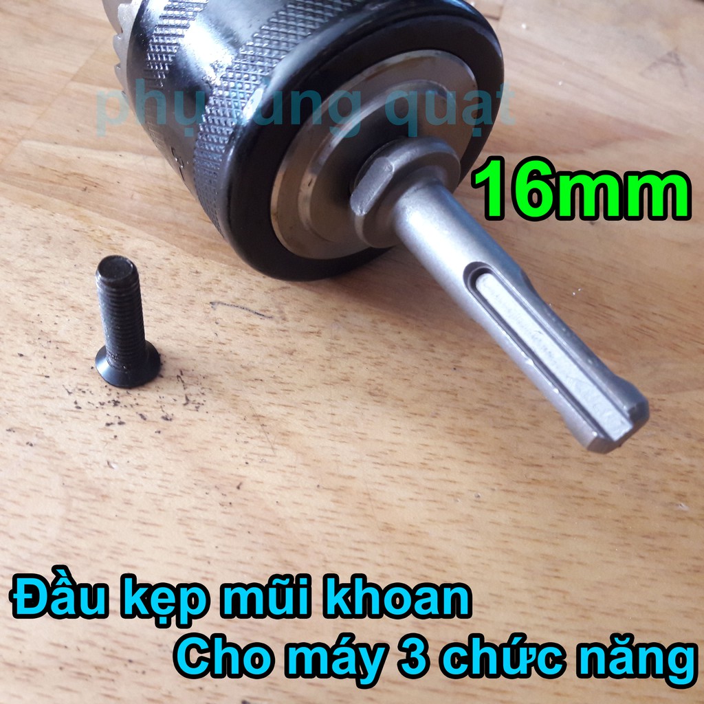 Đầu kẹp mũi khoan 16ly cho máy đục 3 chức năng 2-26 makita BOSCH HP - chuyên phụ tùng dụng cụ cầm tay