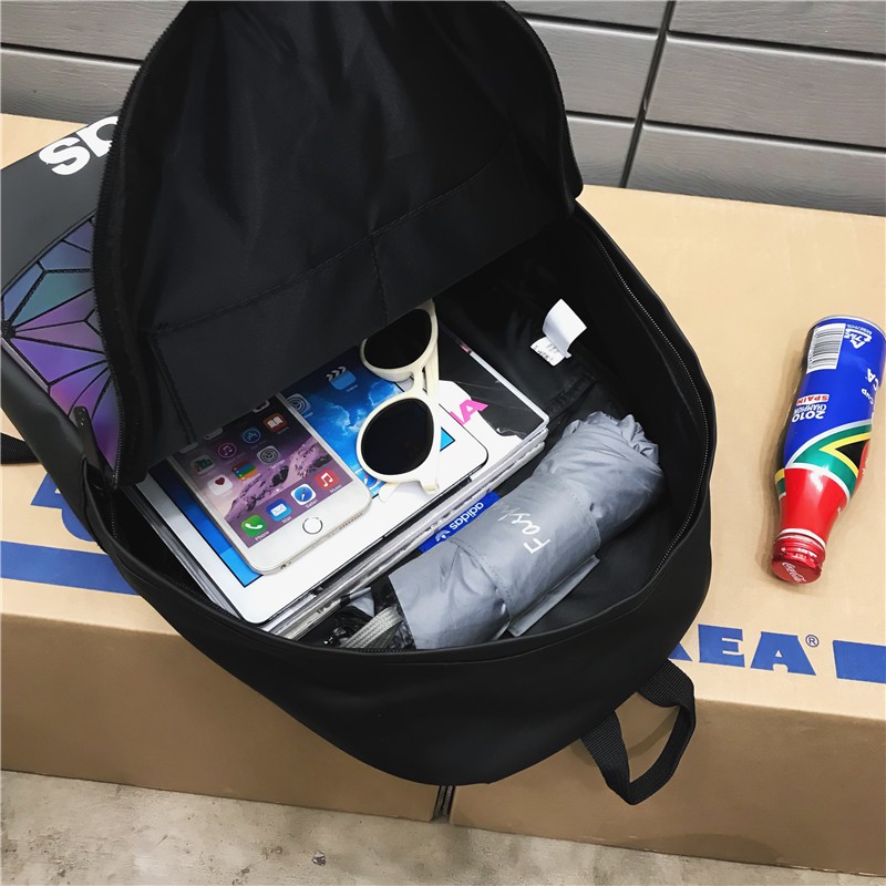 15.6 inch laptop bag--Unisex 2021 New Balo Adidas chính hãng họa tiết 3D phản quang thời trang cá tính cỡ 32 * 16 * 45cm