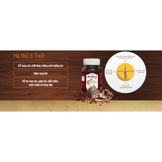 Hà Thủ Ô TW3 - chai 30 viên