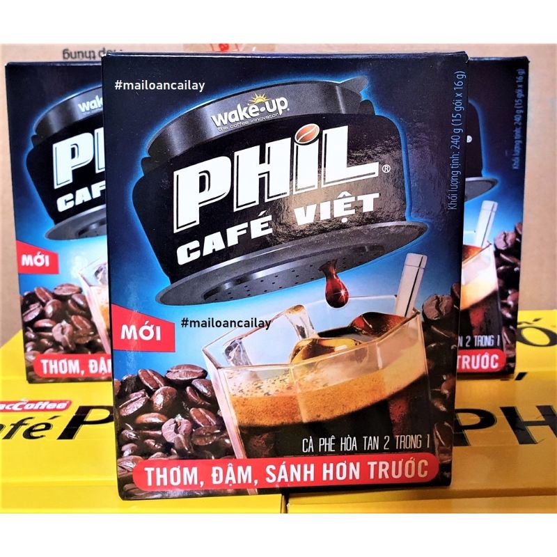 Cà Phê Phil Đen Đậm Vị Thơm Ngon DATE MỚI