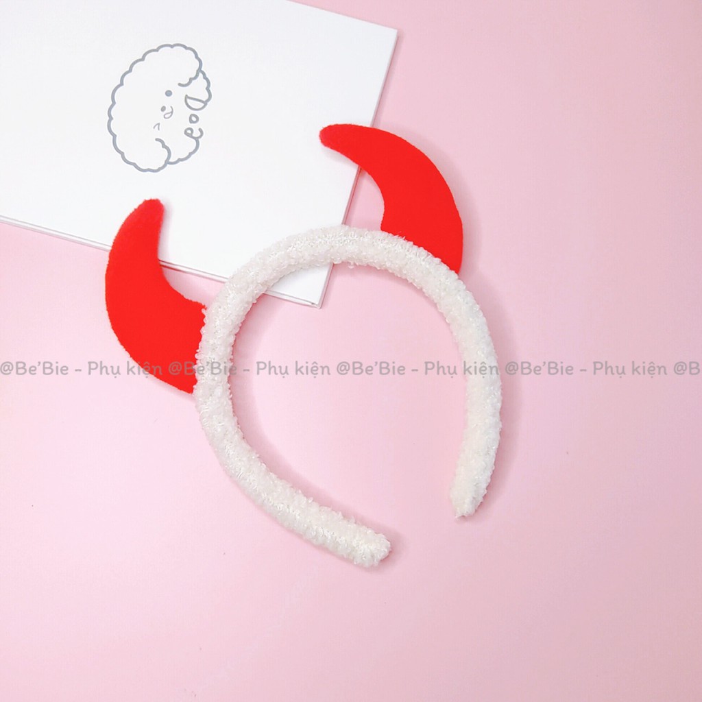 Cài tóc sừng đỏ quỷ vương siêu ngầu BeBie - BP299
