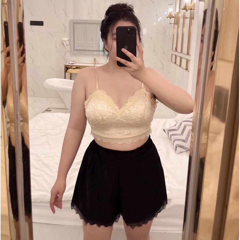 Bigsize: Áo bra ren hai dây siêu xinh Bigsize