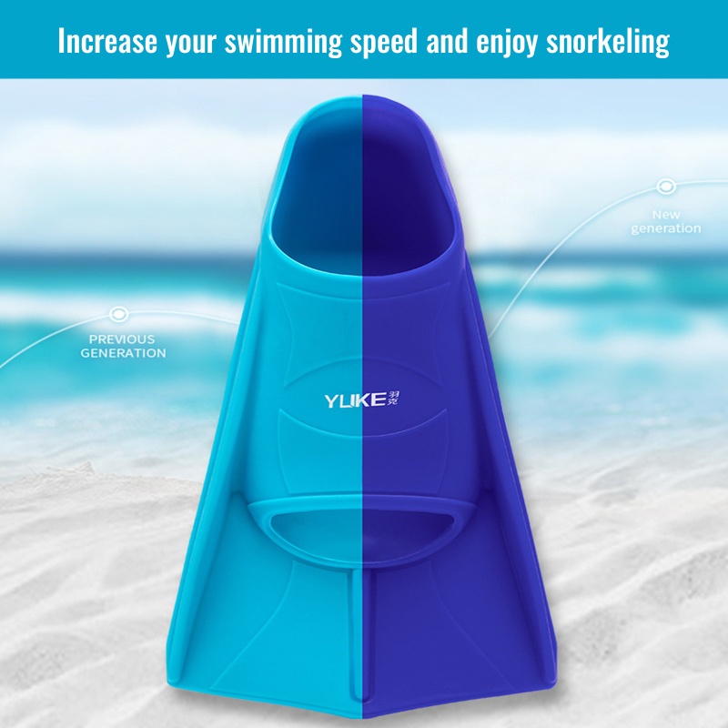 QQ Chân Vịt Bơi Lặn Chuyên Nghiệp Bằng Silicone Dành Cho Nam Và Nữ