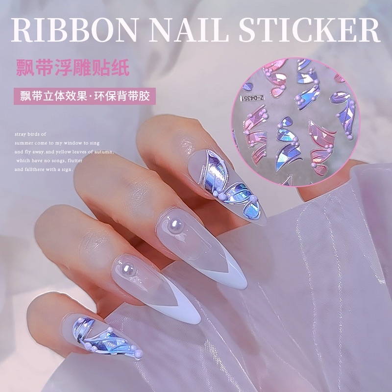Sticker trang trí móng nail 5D