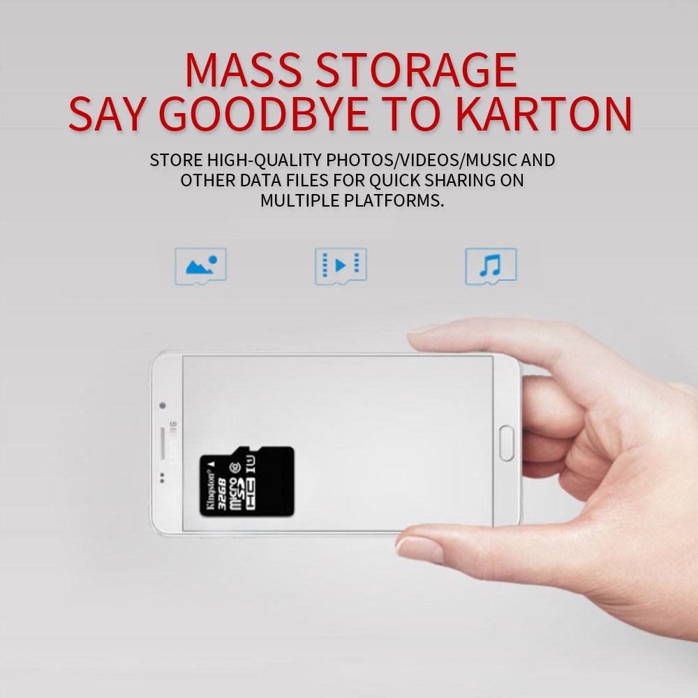 Thẻ nhớ Micro SD TF 8GB / 16GB / 32GB / 64GB cho điện thoại Android / iOS | BigBuy360 - bigbuy360.vn