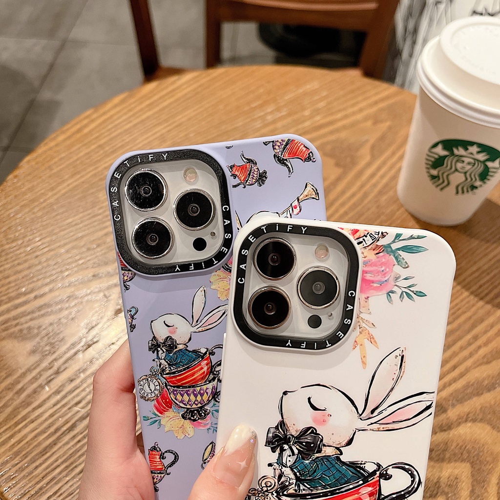 Ốp Điện Thoại Mềm Hình Thỏ Đáng Yêu Cho iPhone13Pro iP12Pro XS iPhone11 12Promax 13Promax 11 12 13 iPhone11 12Promax 13Promax 11 12 13