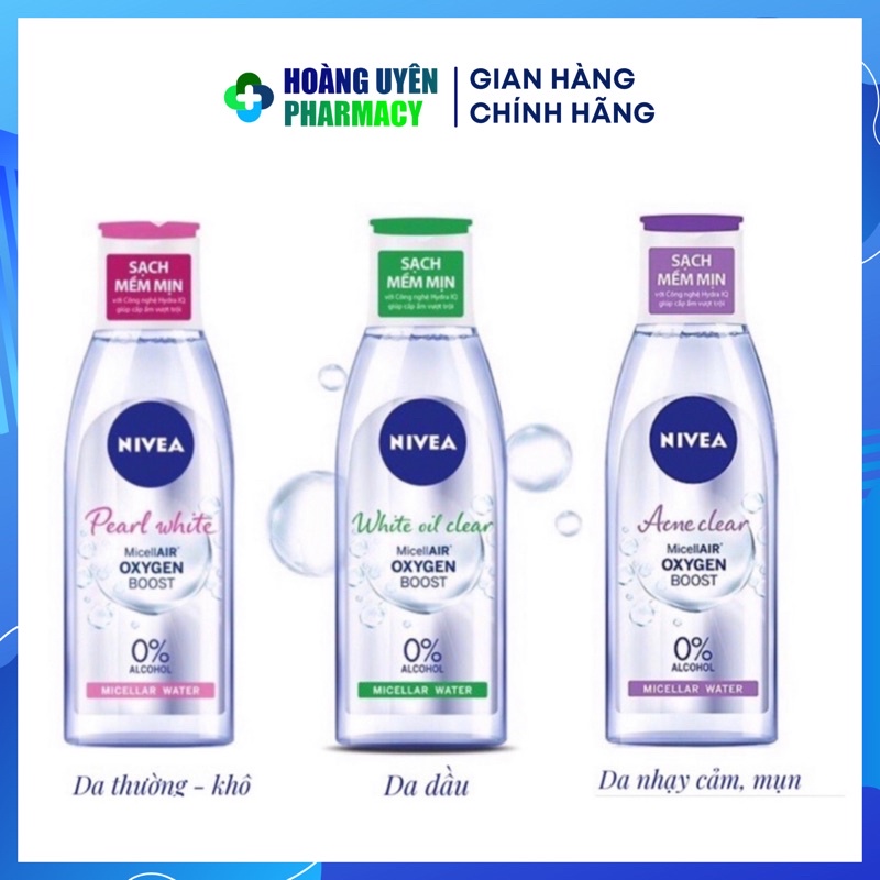 Nước tẩy trang không cồn Nivea 200ml