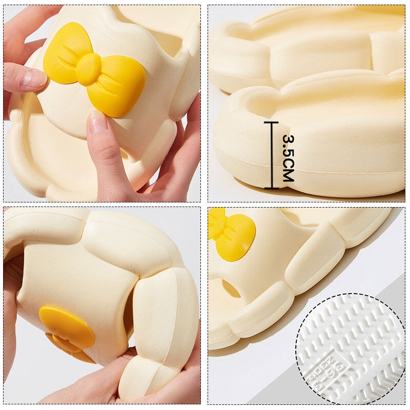 Dép quai ngang QIAOYILUO đế dày thoải mái xinh xắn thời trang dành cho nữ