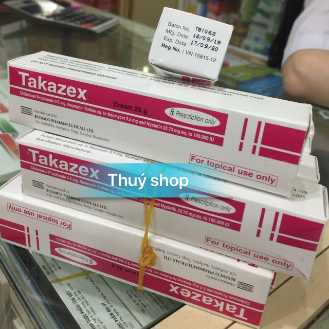 Kem bôi ngoài da Takazex 25g