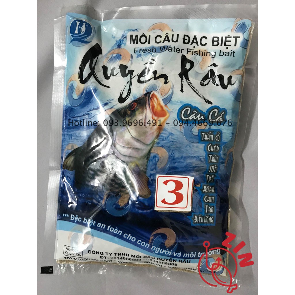 Mồi câu cá Quyền Râu