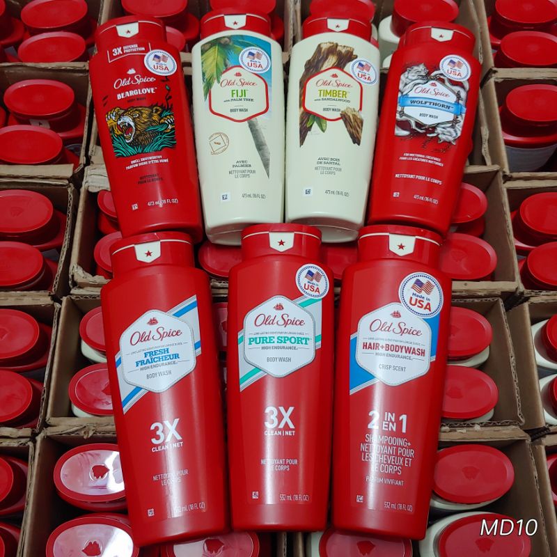 Sữa tắm hương nước hoa nam Old Spice nhập khẩu từ Mỹ