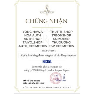 Kem Đánh Răng Bạc Hà Tẩy Trắng Eucryl Toothpaste 62g
