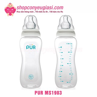 Bình sữa pur cổ thường comfort feeder 250ml ms1603