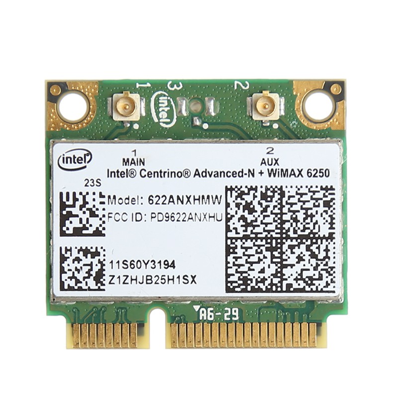 Card Wifi PCI-E 2 băng tần kép 300M 2.4 + 5G cho Intel 6250 Lenovo