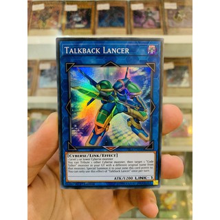 Thẻ Bài YugiOh! Mã FIGA-EN046 - Talkback Lancer - Super Rare - 1st Edition