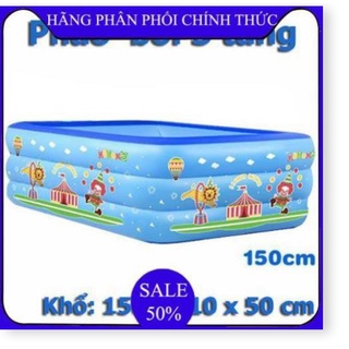 🔥 Sale Sốc bể phao bơi,Bể bơi phao trong nhà, hình chữ nhật kích thước 150cm  - Bảo hành úy tín 1 đổi 1 .. 🔥 Ngay Hôm