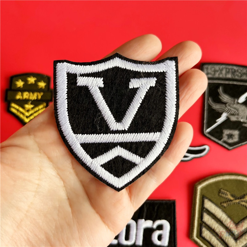 ☸ Sticker Hình Đầu Lâu Và Cánh Đại Bàng Dán Trang Trí Quần Áo ☸ 1 Miếng Dán Ủi Trang Trí Quần Áo