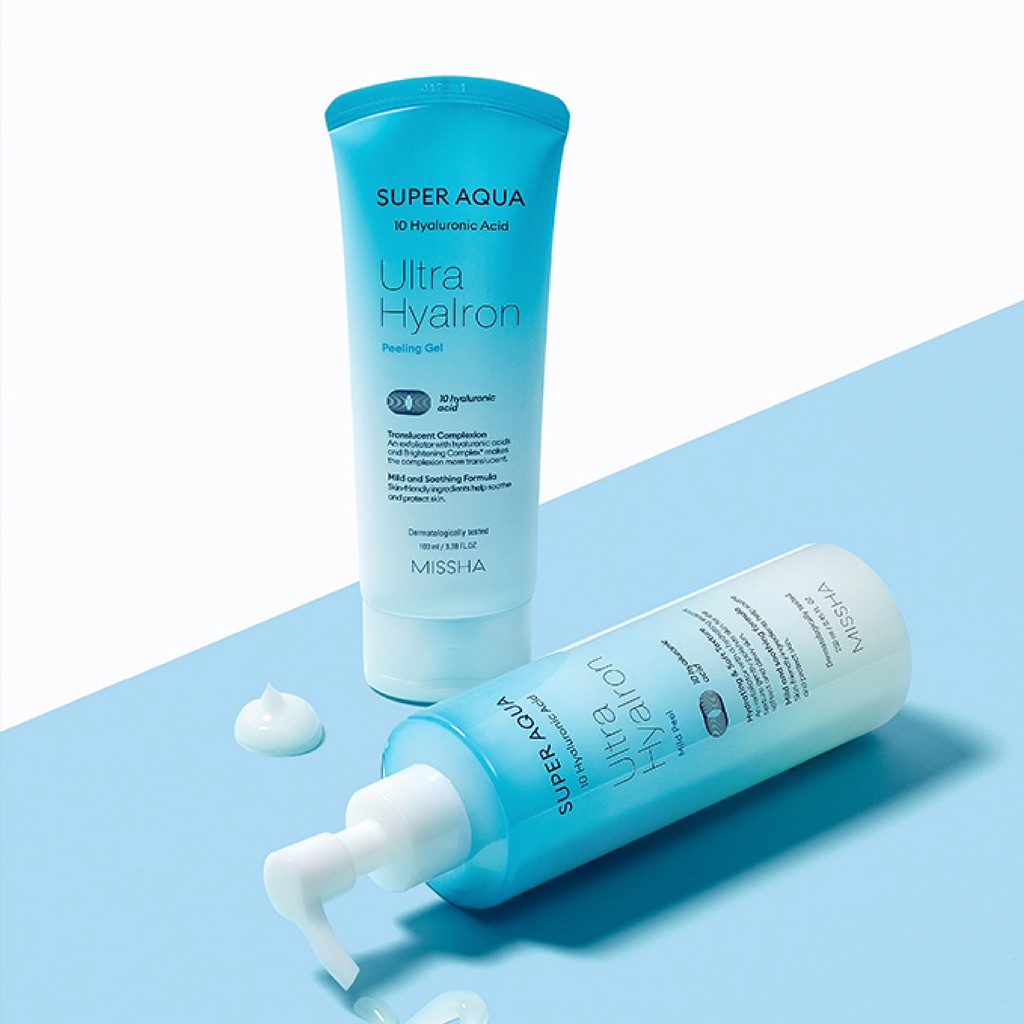 Gel Tẩy Tế Bào Chết MISSHA Super Aqua Ultra Hyalron Peeling Gel 100ml