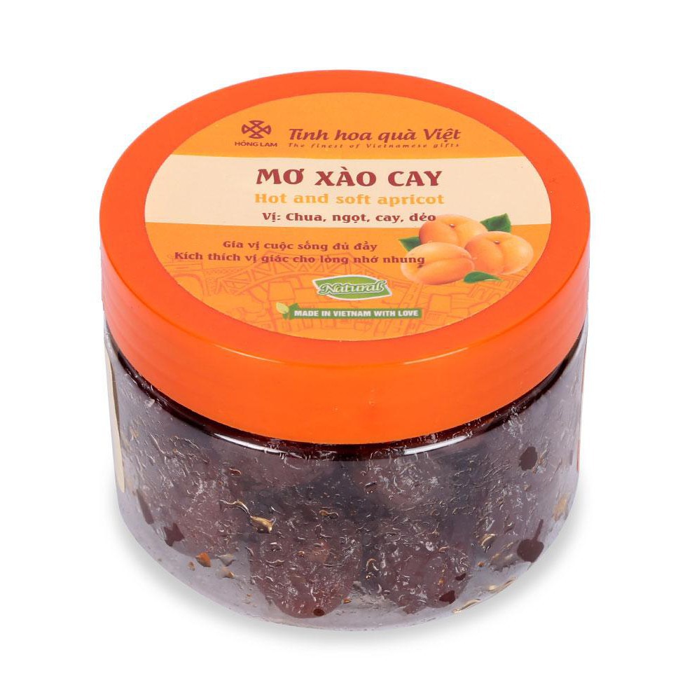 Mơ Xào Cay Hồng Lam Hộp 200G LL2.11