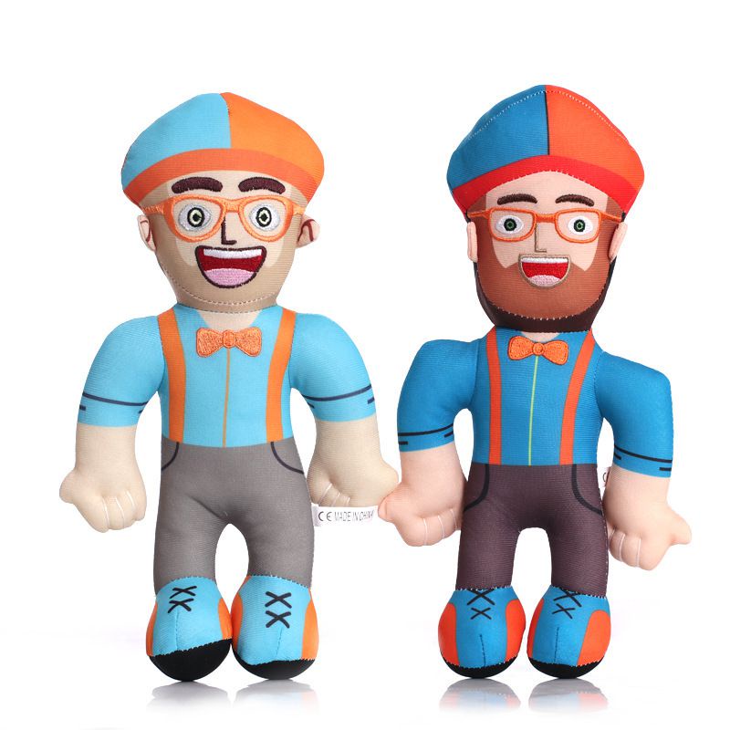 30cm/11.8in Blippi Plush Toys Cartoon Suffed Doll Kids Gifts
