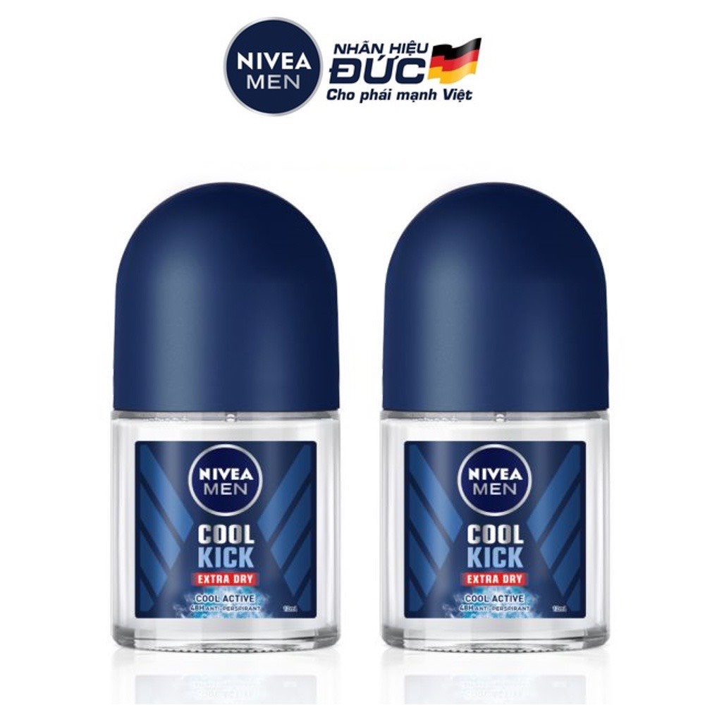 Lăn ngăn mùi NIVEA MEN COOL KICK Mát Lạnh Thơm năng động