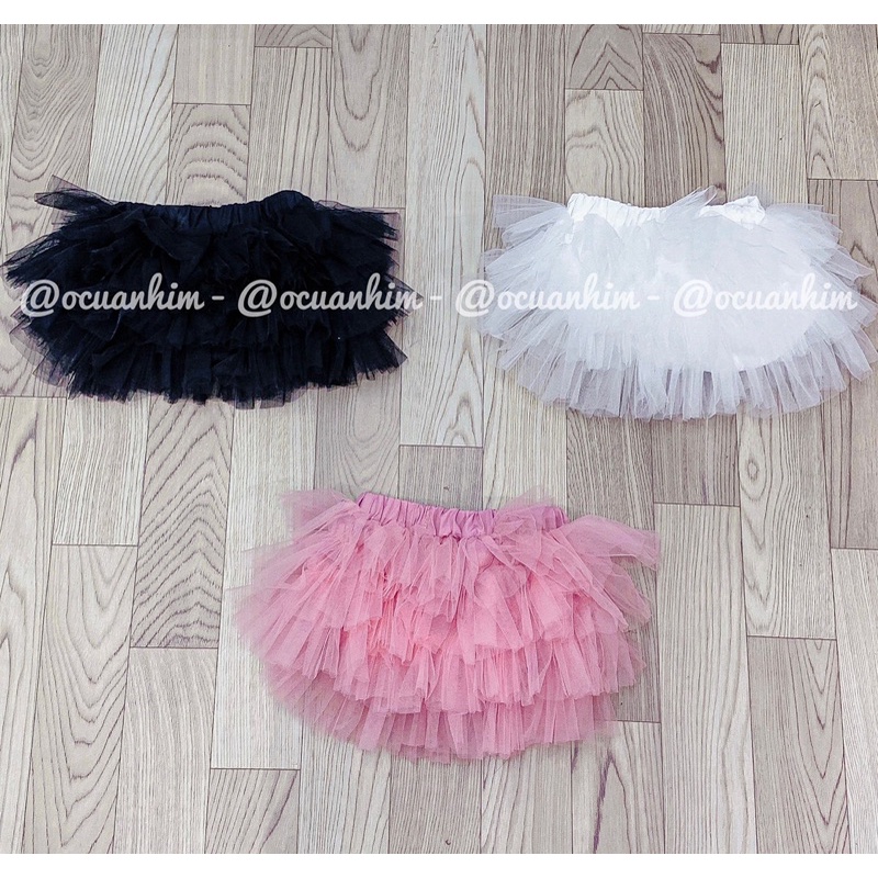 Chân váy tutu 4 tầng siêu xinh cho bé