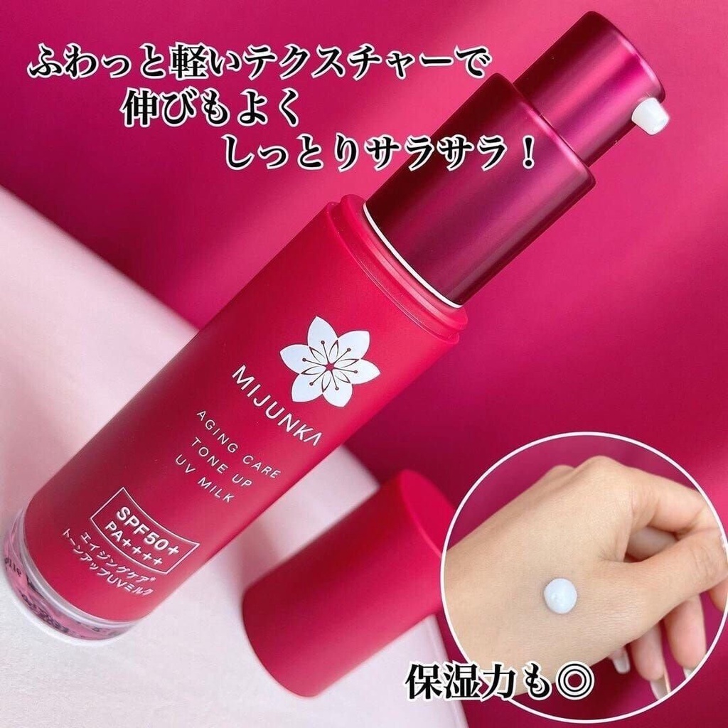 Kem chống nắng MIJUNKA Aging Care Tone Up UV Milk SPF 50+ PA++++ 30ml- Dr Thêm