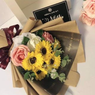 Hoa hướng dương sáp 50 bông