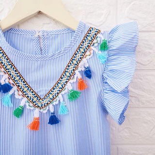 Set đầm mẹ bé tua rua