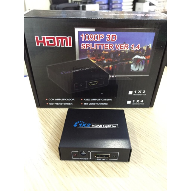 [Loại 1] Bộ chia HDMI 1 ra 2 / bộ chia 1 ra 4 / 1 ra 8 màn hình cho hình ảnh, âm thanh sắc nét mới 100% VNET Arigato