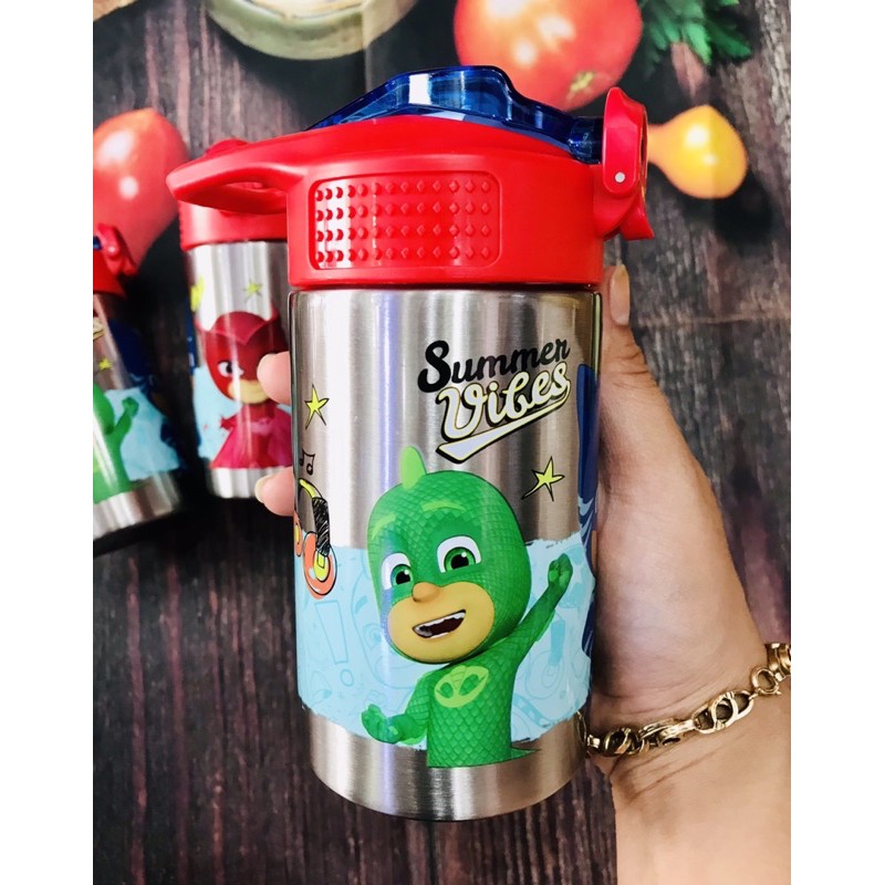 Bình nước inox PJ Mask cho bé