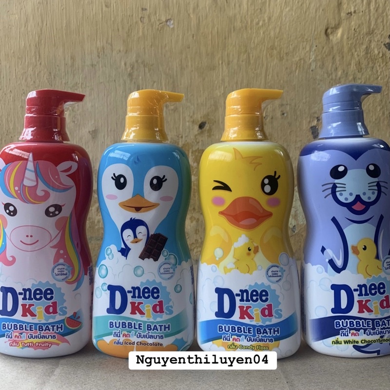 SỮA TẮM GỘI DNEE KID THÁI HÌNH THÚ 400ML
