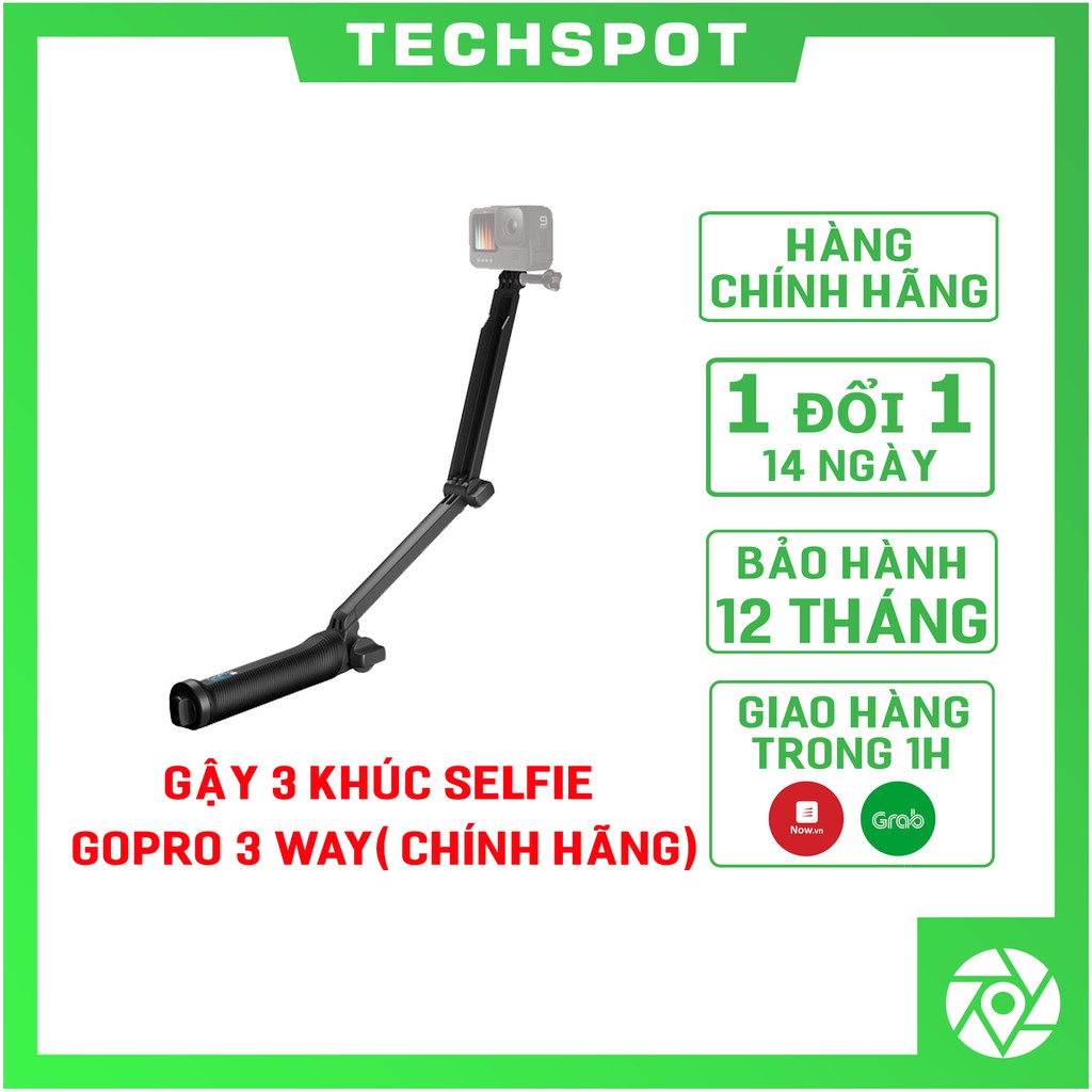 Gậy 3 Khúc Selfie Gopro 3 Way( Chính hãng)