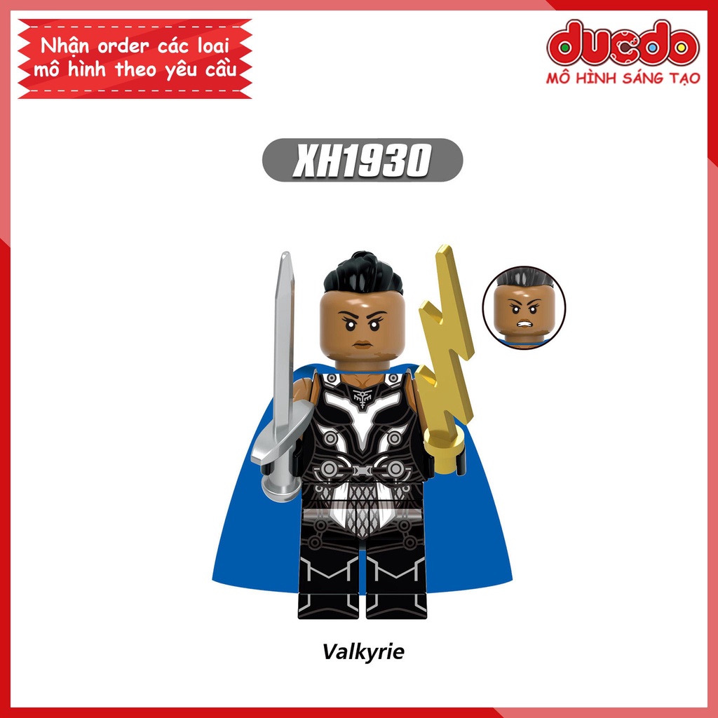 Minifigures nhân vật Thor Love And Thunder - Đồ chơi Lắp ghép Xếp hình Mini Iron Man Mô hình XINH X0339