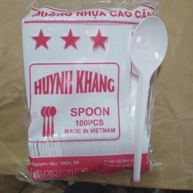 Thìa Nhựa - Muỗng Nhựa dùng 1 lần (GÍA SỈ)