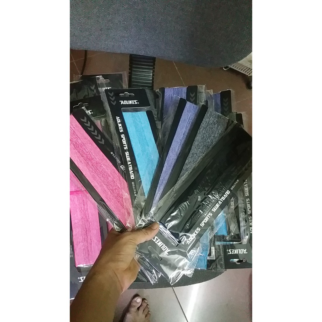 Băng trán thể thao chính hãng Aolikes 2103 Băng chặn hồ hôi trán tập gym chinhhang