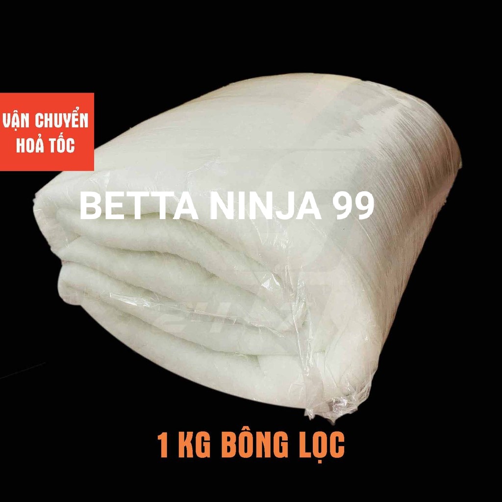 Bông lọc nước hồ cá , bông lọc kg, gòn lọc nước bể cá 1kg