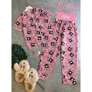 Pijama kate lụa tnqd tặng thước dây 150cm