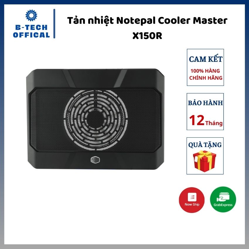 Đế tản nhiệt Notepal Cooler Master X150R - Hàng chính hãng