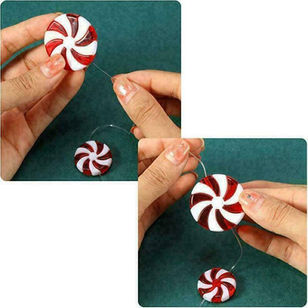 ZAIJIE24 Set 5 / 10 Phụ Kiện Trang Trí Giáng Sinh Màu Trắng / Xanh Dương / Vàng Vui Nhộn