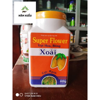 Phân bón lá SUPER FLOWER VỌT HOA XOÀI - Hộp 600G - Cực mạnh